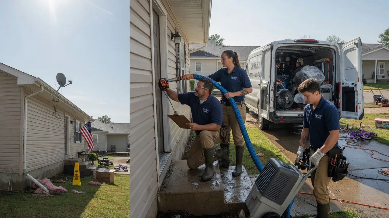Ceiling Water Damage Restoration in Randlett, OK near me